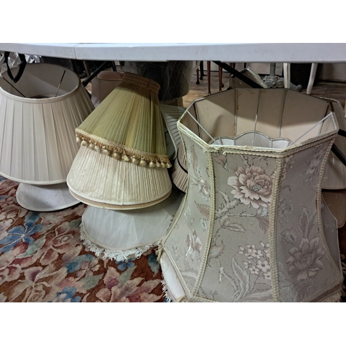 188 - Large lot of Lamp Shades - some unused (approx 20)