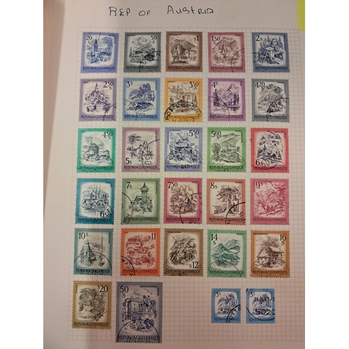 334 - The Durham Stamp Album - well filled Album of Early to Mid Period Stamps - see pictures