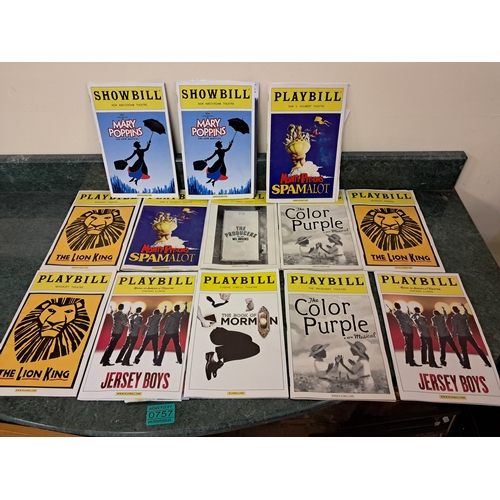 767 - Interesting collection of Theatre Programmes together with 12 Volumes of 