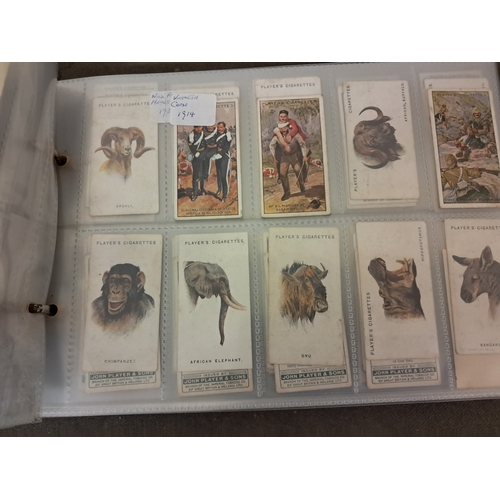 768 - Large Folder of Cigarette Cards by Players, Ogdens and Phillips