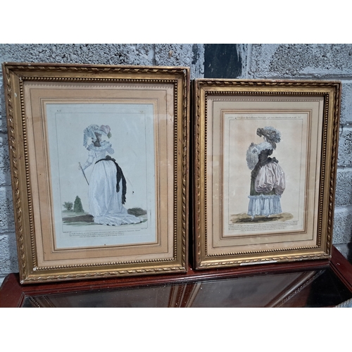 112 - Pair of 19th Century French Fashion Prints