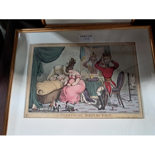 184 - William Heath - Collection of 4 Caricature Prints