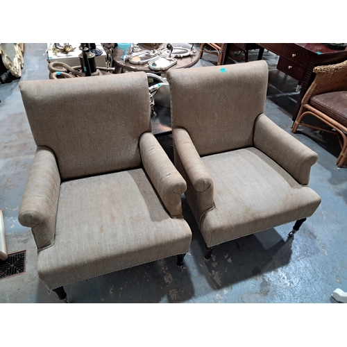 37 - Pair of Upholstered Armchairs