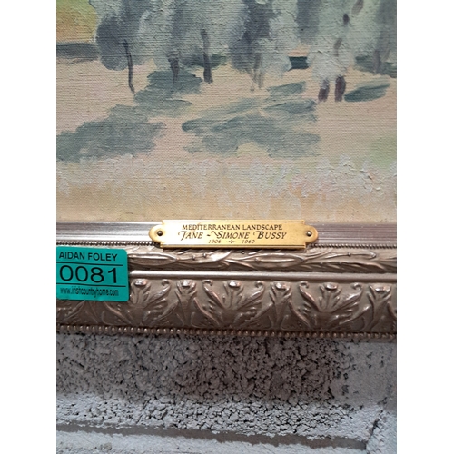 81 - Jane Simone Bussy (1906-1960) 