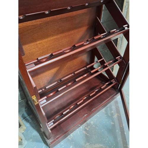 88 - Mahogany Wine Cabinet for Restaurant or Wine Shop (123cm x  86cm x 48cm)