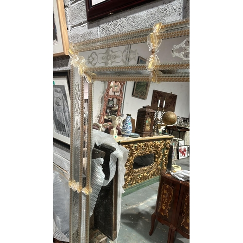 96 - Large Venetian Style Mirror (as found) - 120cm x165cm