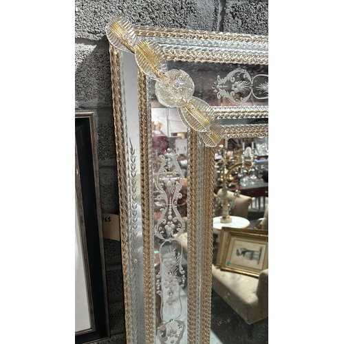 96 - Large Venetian Style Mirror (as found) - 120cm x165cm