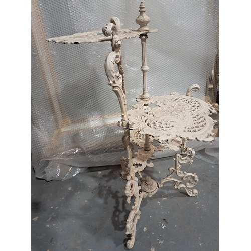 97 - Decorative Cast Iron Plant Pot  Stand (83cm Tall)