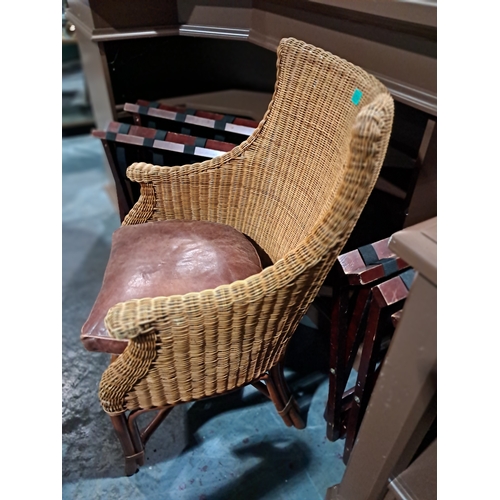 259 - Wicker Armchair