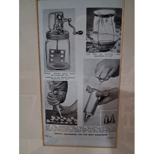 372 - Lot of 6 Culinary School Prints - taken from a Book (each 35cm x 48cm)