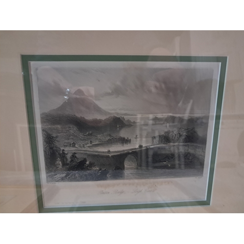 380 - Lot of 4 Framed Bartlett Prints of Irish Scenes (33cm x 36cm)