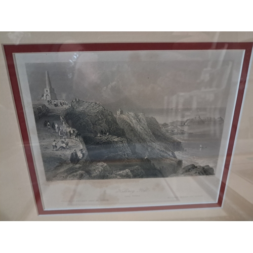 394 - Lot of 4 Framed Barlett Prints of Irish Scenes (33cm x 36cm)