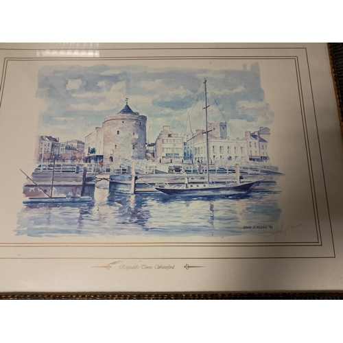 410 - After John O'Regan - Set of 4 Waterford interest Limited Edition Prints (47cm x 64cm)