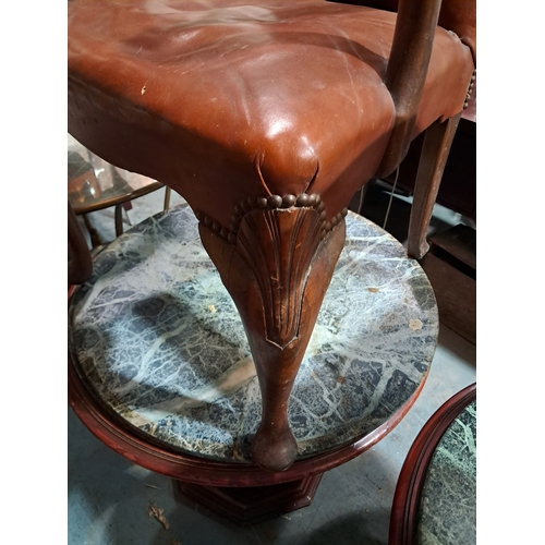 440 - Pair of Georgian Style Mahogany Armchairs