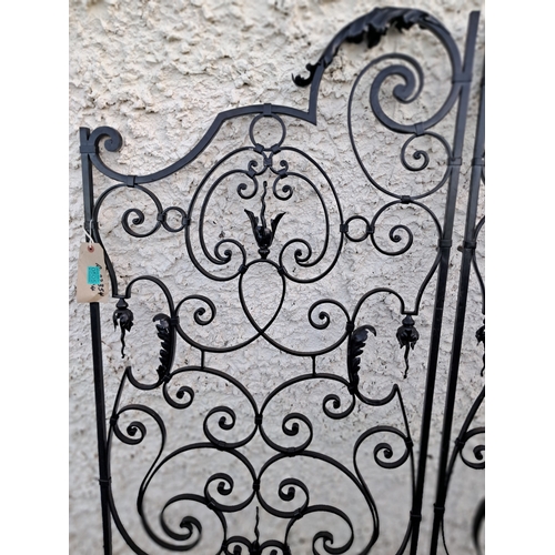 505 - Pair of Studio Ironwork Panels (Ideal as Gates) - 160cm x 140cm)