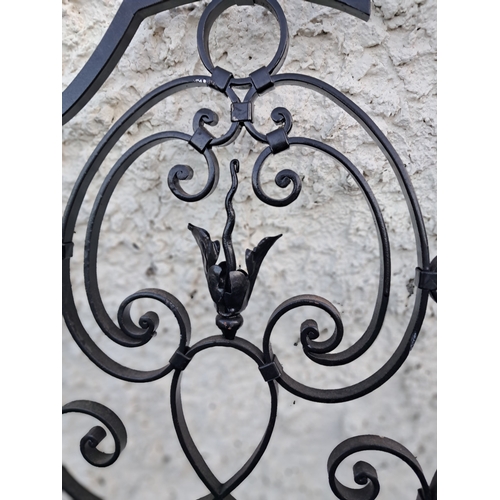 505 - Pair of Studio Ironwork Panels (Ideal as Gates) - 160cm x 140cm)