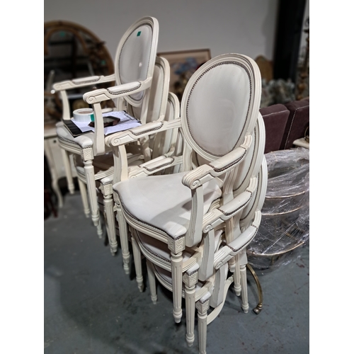 176 - Set of 12 Restaurant Quality Stacking Armchairs (sold with option on the following lots)