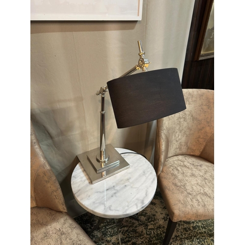 24 - Adjustable Desk Top Lamp with Oval Shade