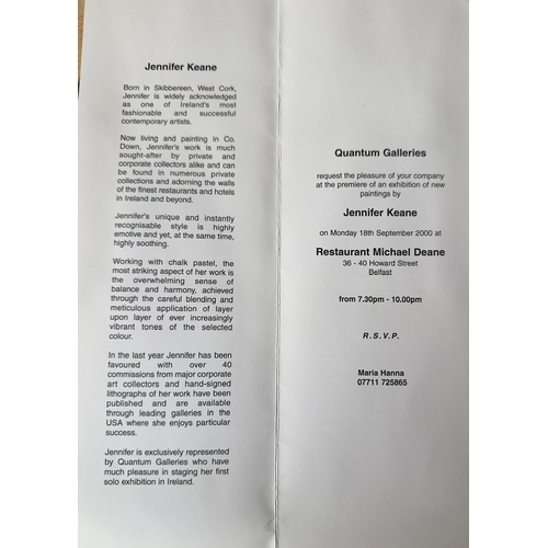 9 - Painting by Irish Artist Jennifer Keane. (Framed 78cm W x 98cm H)