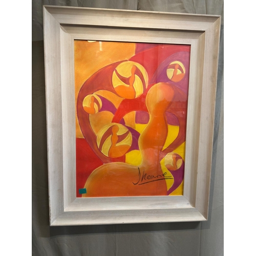 9 - Painting by Irish Artist Jennifer Keane. (Framed 78cm W x 98cm H)