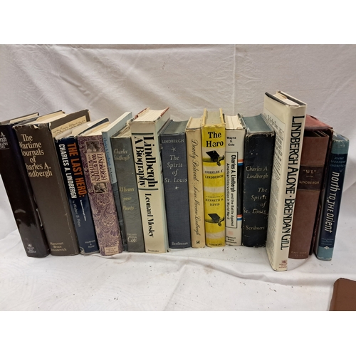 128 - Charles A. Lindbergh interest - Collection of Books by and about Lindbergh (15) Books by and about L... 