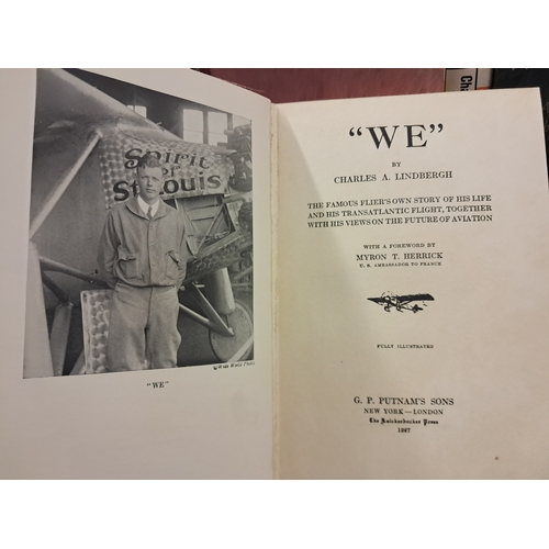 128 - Charles A. Lindbergh interest - Collection of Books by and about Lindbergh (15) Books by and about L... 