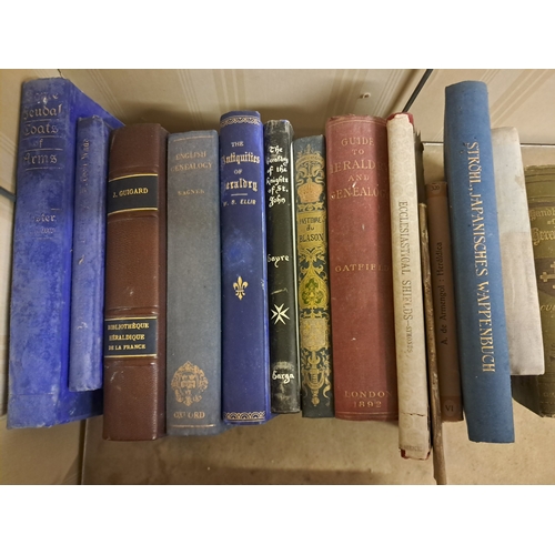 156 - Good Lot of Books - Heraldry Interest Including: Cussans 