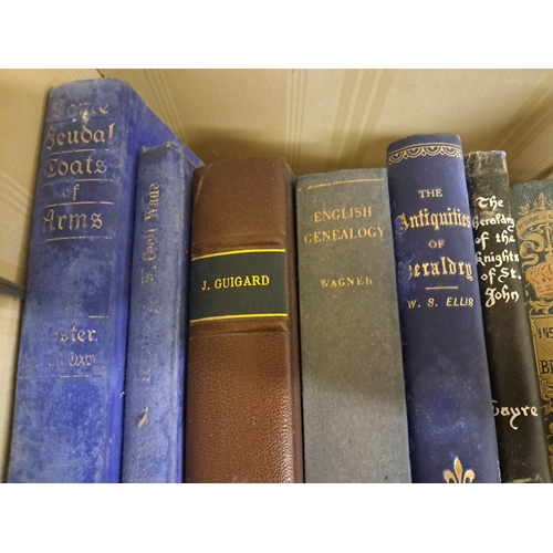 156 - Good Lot of Books - Heraldry Interest Including: Cussans 