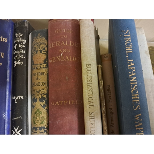 156 - Good Lot of Books - Heraldry Interest Including: Cussans 