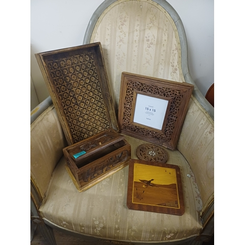 25 - Carved Hardwood Trinket Box and other similar