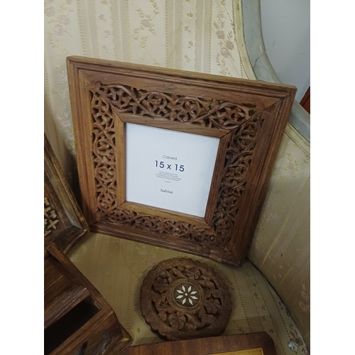 25 - Carved Hardwood Trinket Box and other similar