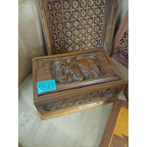 25 - Carved Hardwood Trinket Box and other similar