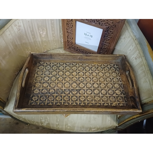 25 - Carved Hardwood Trinket Box and other similar