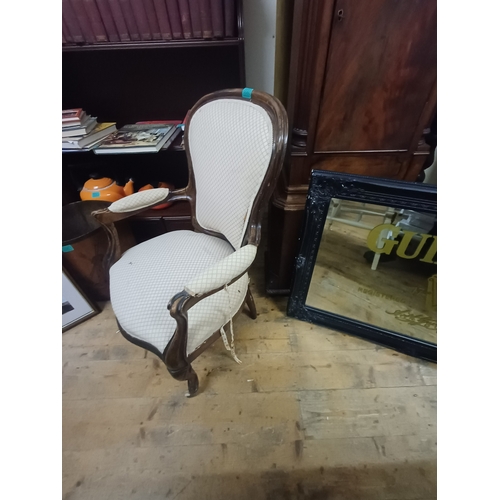 60 - French Upholstered Child's Armchair