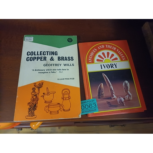 63 - Collection of Antique Reference Books