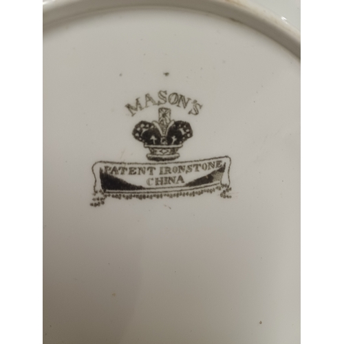 71 - Good collection of Antique Mason's Ironstone Cabinet Plates (8)