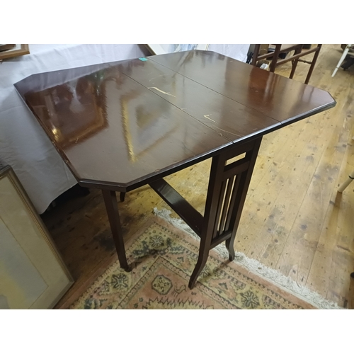 92 - Edwardian Mahogany Sutherland Table