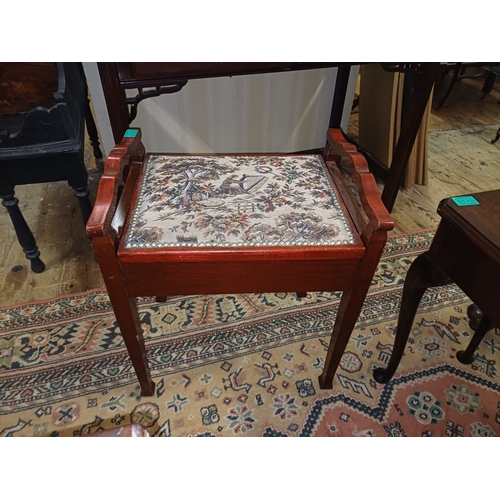 111 - Edwardian Piano Stool