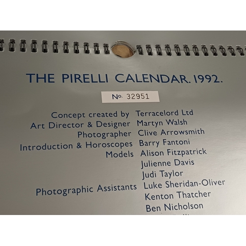 121 - 1992 Pirelli Calendar