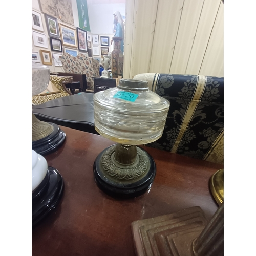 129 - Lot of 5 Antique Oil Lamps for parts