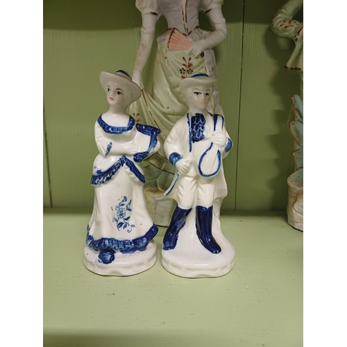 64 - Lot of Porcelain Figures including a Toby Jug