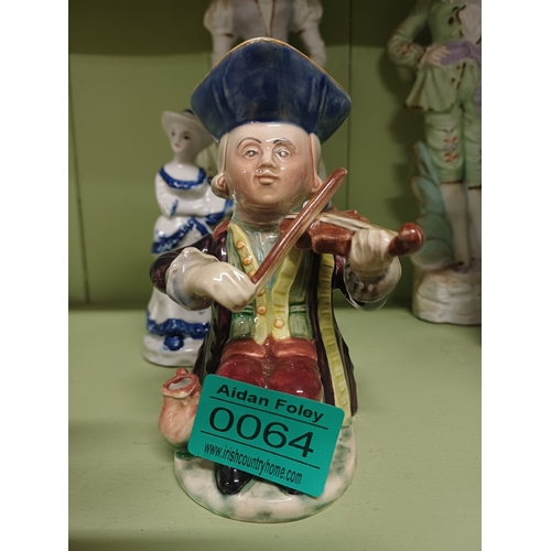 64 - Lot of Porcelain Figures including a Toby Jug