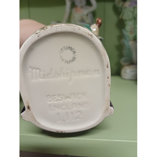 64 - Lot of Porcelain Figures including a Toby Jug