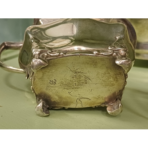 66 - Vintage Silver Plate 3 Piece Tea Set