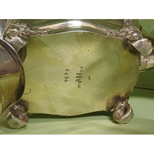 66 - Vintage Silver Plate 3 Piece Tea Set