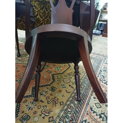 98 - Edwardian Inlaid Mahogany Nursery Chair