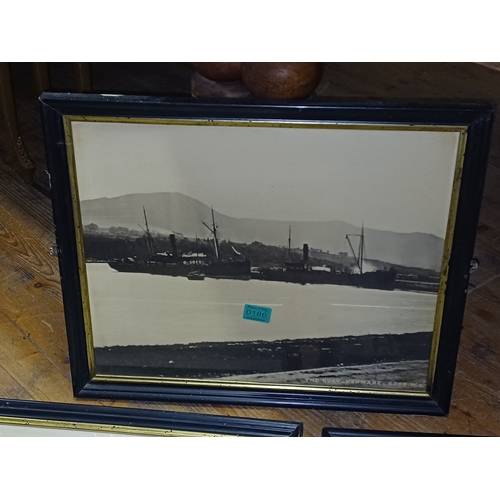 186 - Set of 3 Framed Black and White Prints of Kenmare, Co. Kerry