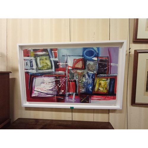 190 - 20th Century School - Acryclic and Mixed Media on Canvas 