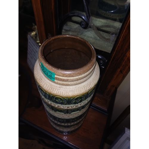 214 - German Pottery Vase (41cm Tall)