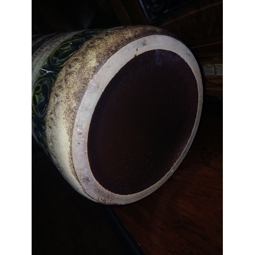 214 - German Pottery Vase (41cm Tall)